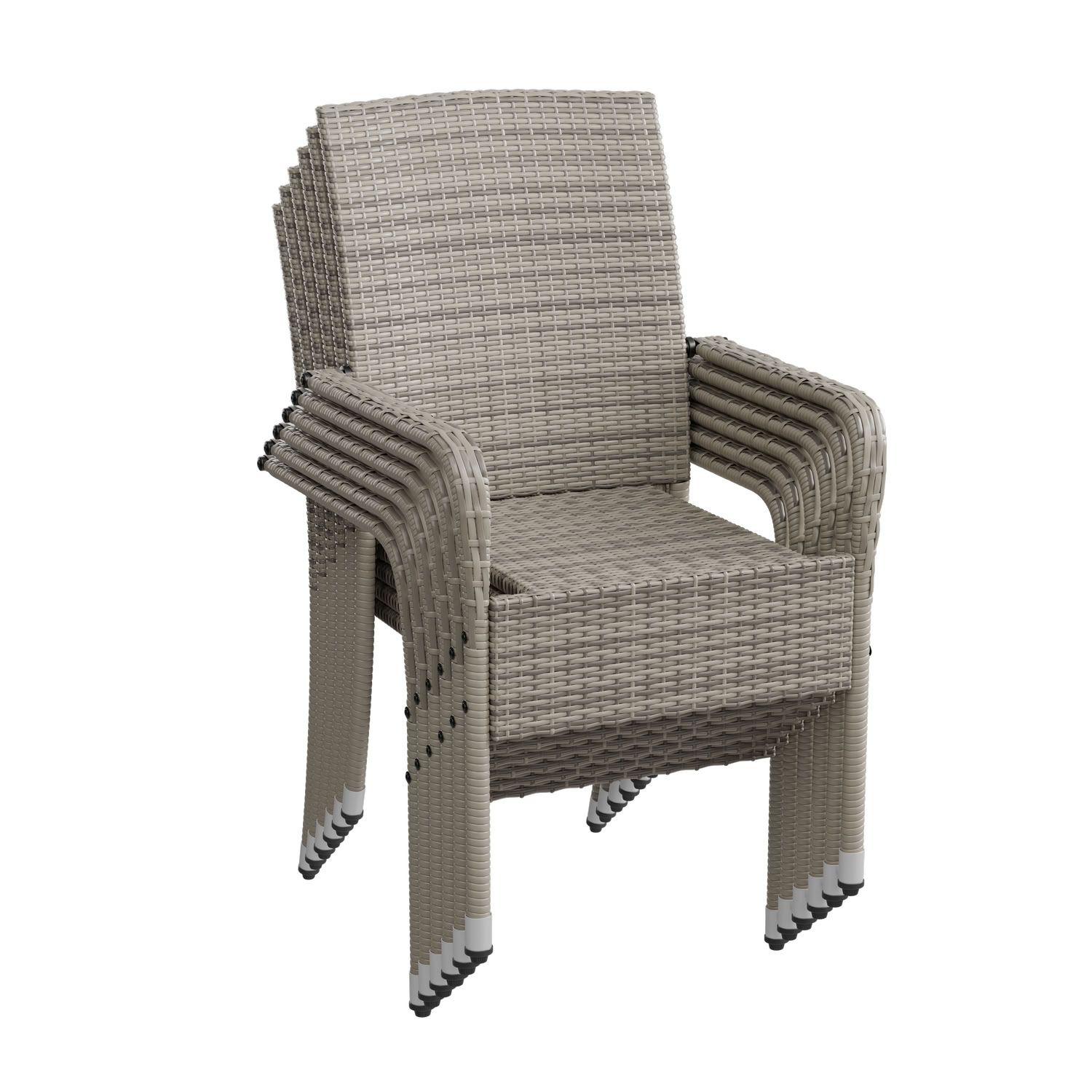 Polyrattan Gartenstühle Yoro Image