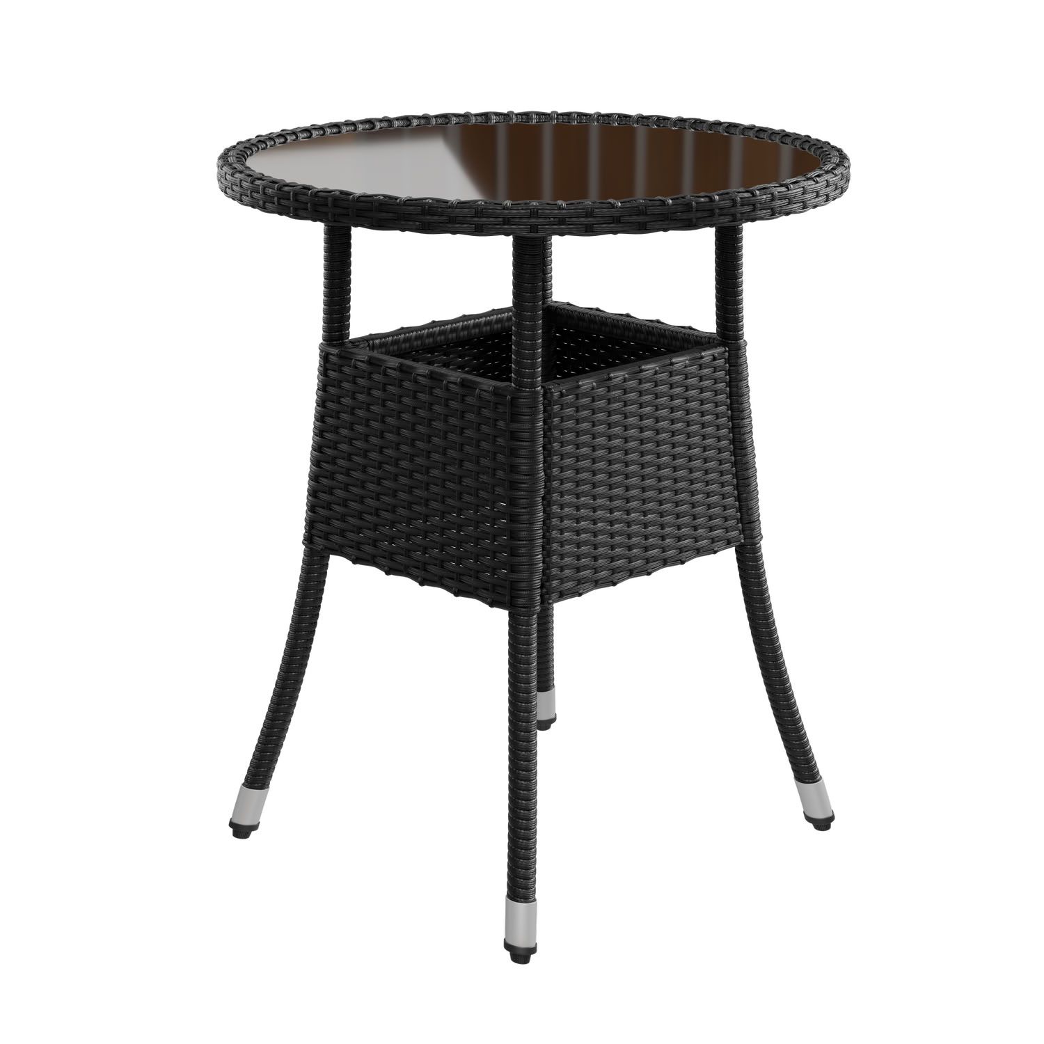 Runder Polyrattan Gartentisch Yoro Image