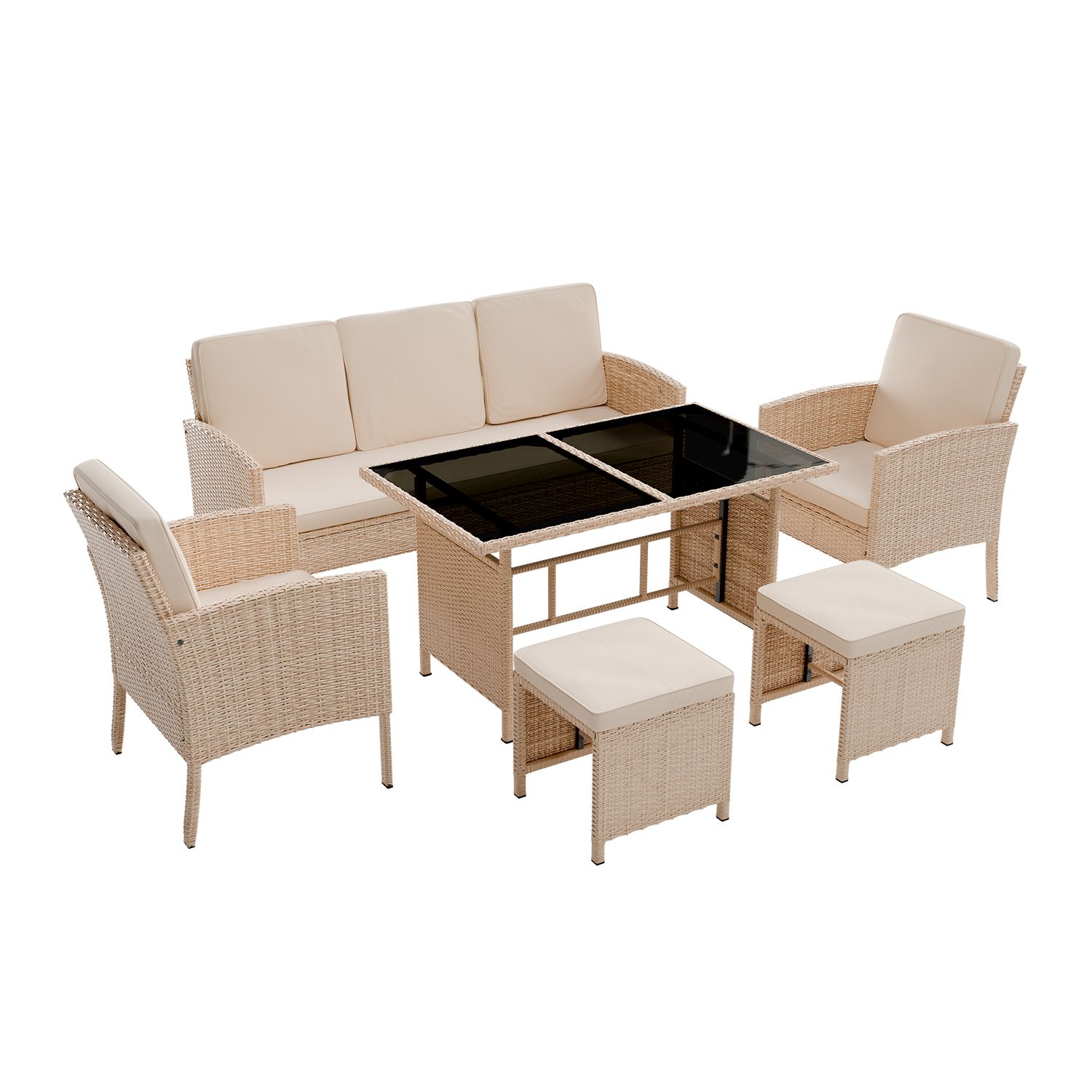 Rattan Sitzgruppe Turin Image