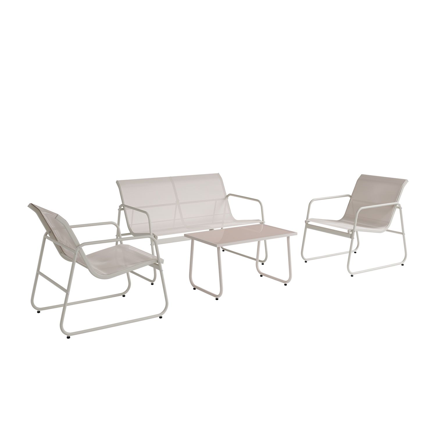 Gartenmöbelset Genua 4-teilig