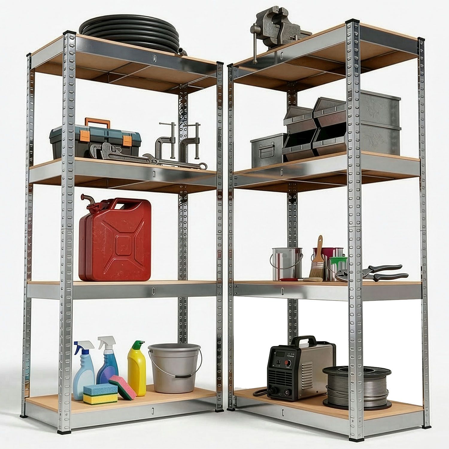 Lagerregal Easy 2er Set 160 x 80 x 40 cm