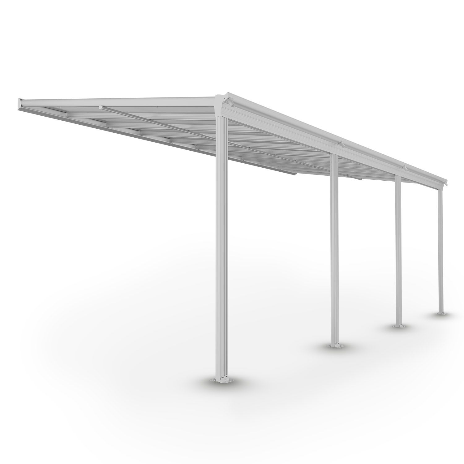 Terrassendach Terrassenüberdachung Vordach 6x3m Überdachung Aluminium