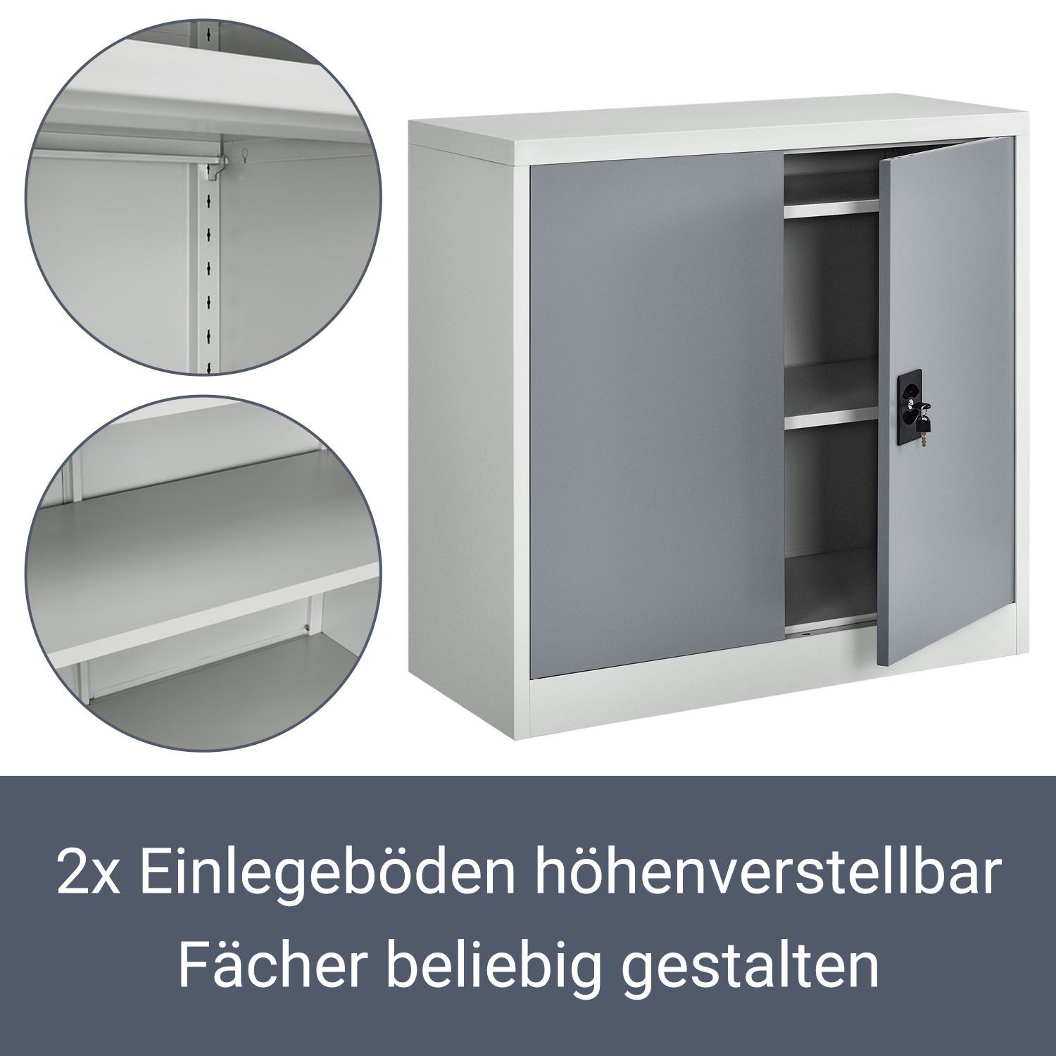 Aktenschrank Metallschrank Büroschrank Lagerschrank Materialschrank