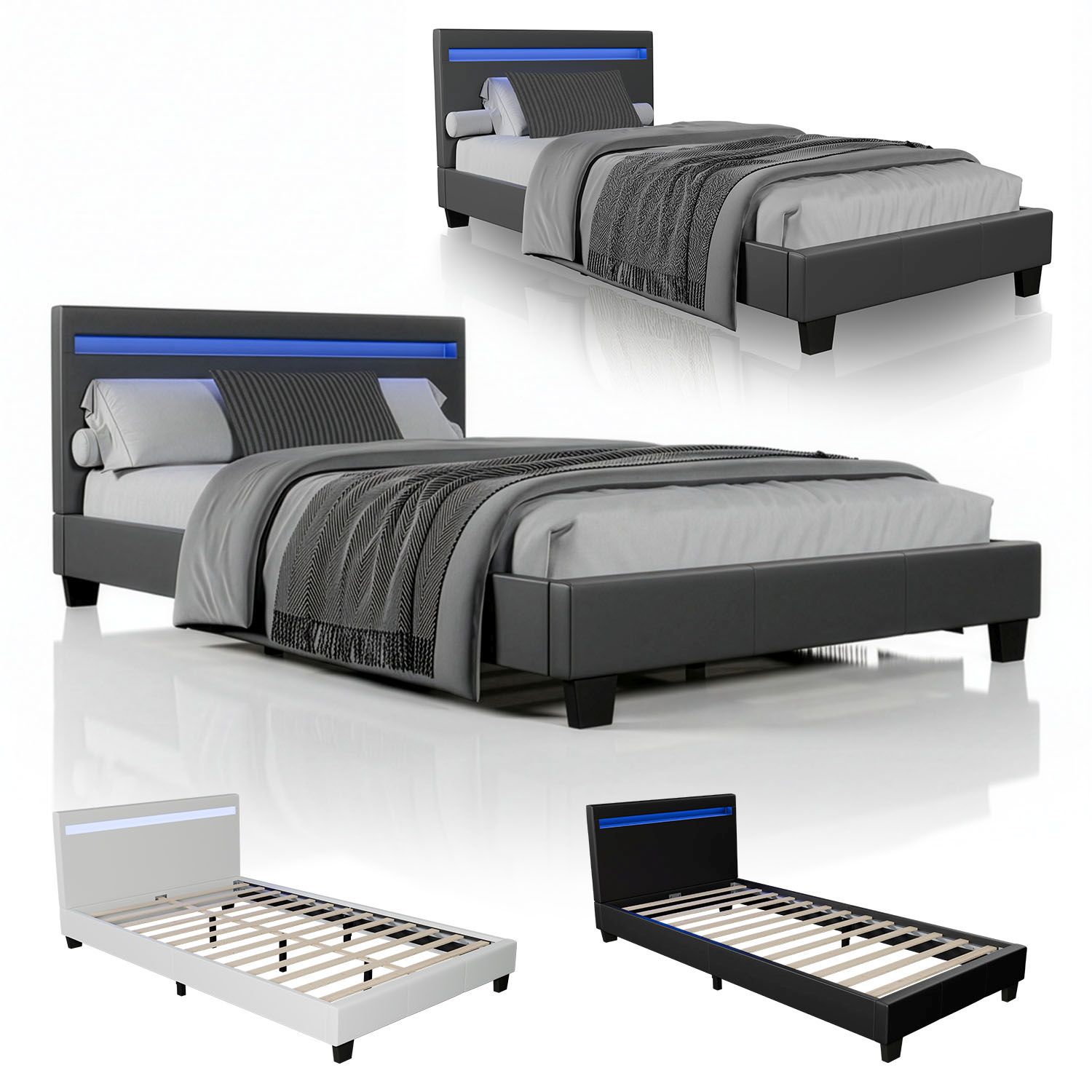 Titelbild Polsterbett Paris 90x200 / 120x200