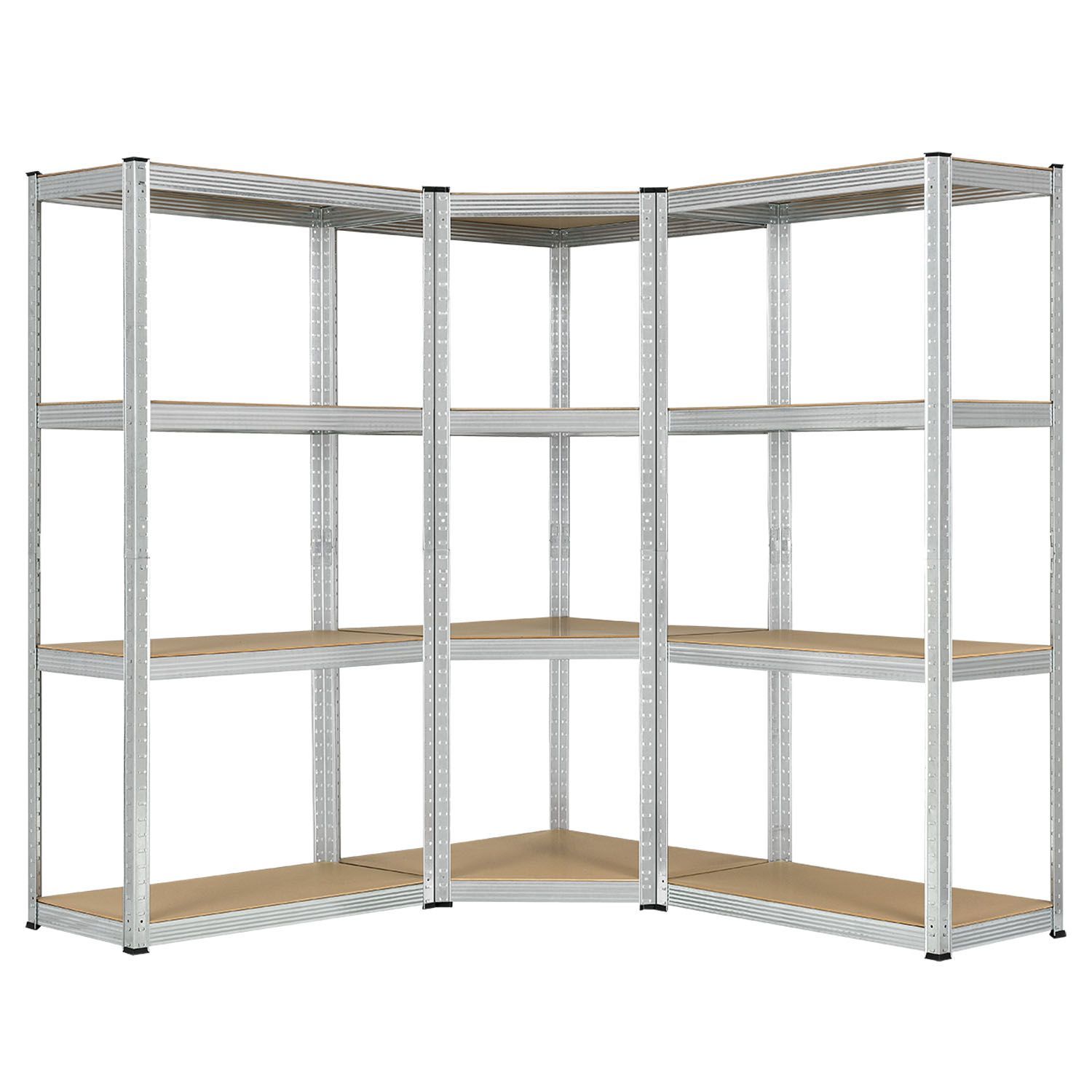 Lagerregal Schwerlastregal Werkstattregal Set Regal Eckregal Steckregal